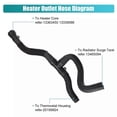 thumbnail image 3 of Car HVAC Outlet Heater Hose For 2011-2015, 3 of 5