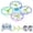 Blue Dragonfly, variant on Contixo Drones for Kids, Kids Drone with LED Lights, Altitude Hold, and 16-Min Flight, Blue Dragonfly