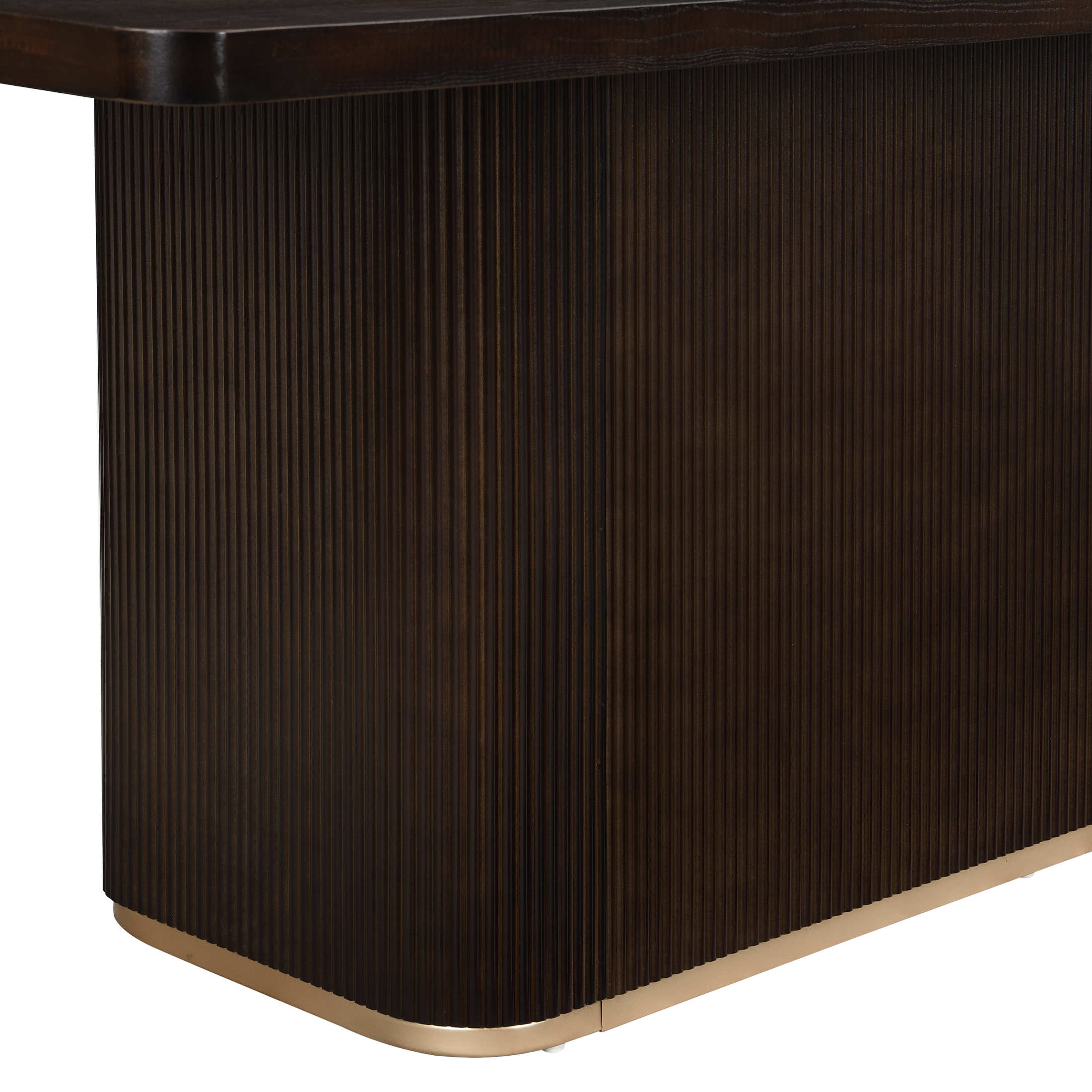 Christopher Knight Home 84" Rectangular Wood Dining Table for 6-8 people with Solid Pillar Base, Dark Brown