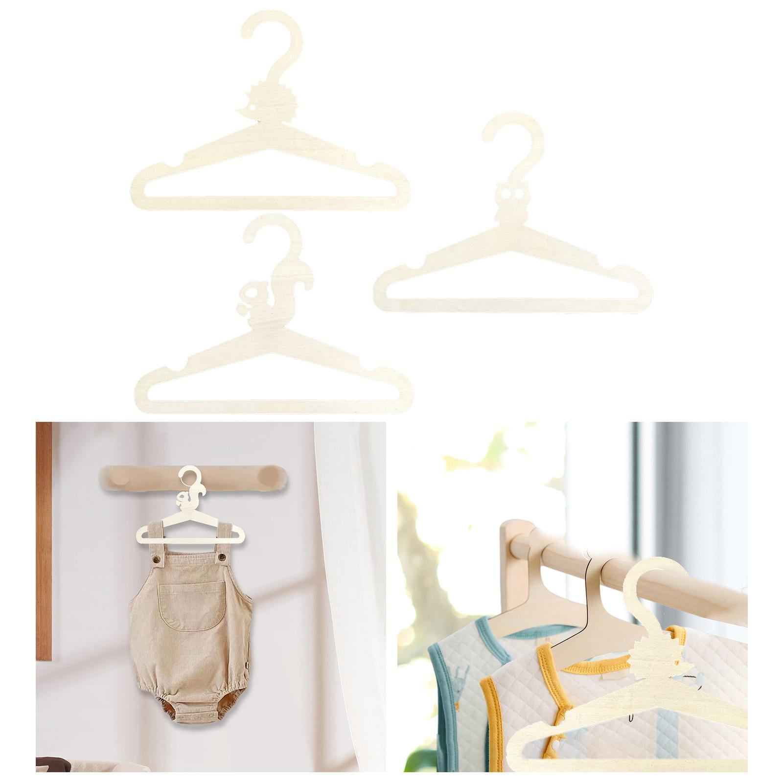 5 Cintres Enfant Avec Têtes D’animaux – Porte-vêtements Girafe Pour Chambre, école, Rangement Facile