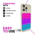 thumbnail image 2 of Hold Tight Silicone Suction Phone Case Mount - Hands Free Phone Holder for Selfies & Videos - Durable, Strong Grip & Easy to Use - Universal iPhone & Android Compatible Phone Mount | Ombre, 2 of 8
