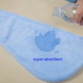 thumbnail image 4 of 3 Pack Microfiber Hair Towel Hair Drying Towels Turban Anti Frizz Absorbent & Soft Head Towel for Curly, 4 of 8