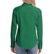 thumbnail image 4 of Camisa con botones Siliteelon para mujer, sin arrugas, verde, 4 of 5