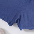 thumbnail image 7 of UngA Kid Girls Clothes Outfits Cute Sweet Bowknot Print T-Shirt + Bowknot Denim Short Summer Clothing Set 8-9 Years,Pink, 7 of 7