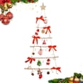 thumbnail image 5 of Árbol de Navidad iluminado en la pared, decoración navideña con luz Led, decoración en forma de árbol con Papá Noel y campanas para la habitación y el hogar, 5 of 5