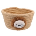 thumbnail image 1 of 1pc novela Cuerda de algodón tejido Cesta de almacenamiento Tabletop Sundries Sartage Organizador, 1 of 5