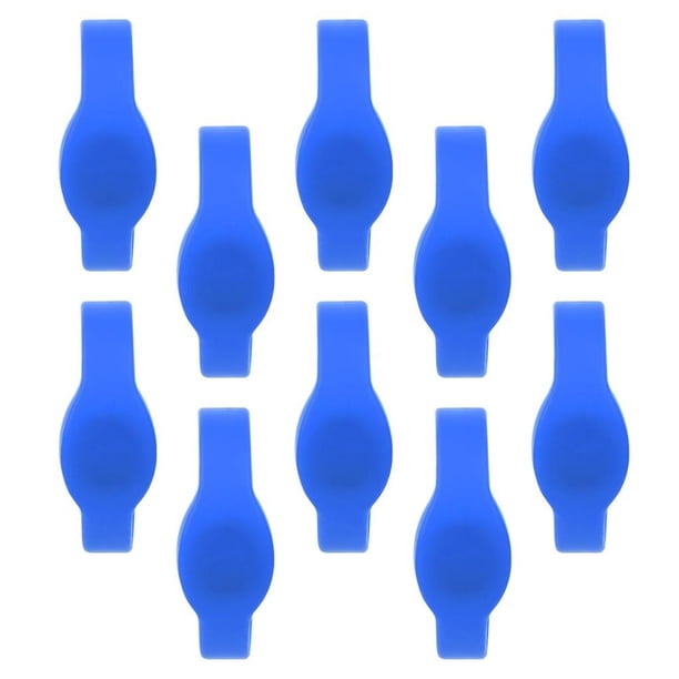Rfid Pulsera Pulsera De Silicona Ip68 Tarjeta De Identificación Impermeable Para Piscina Sala De Sauna (Azul) 10Pcs 125Khz R Cateissary AF000857-00