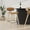 Camel/Oak, variant on Fox 36 in. H Counter Height Vintage Dark Brown Curved Back Wood Bar Stool with Faux Leather Seat