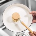 thumbnail image 5 of Cheers.US 4Pcs/Set Kitchen Cleaning Brush with Bamboo Handle for Dish Bottle Vegetable Pan Pot Cleaning,Sisal and Coconut Fibers Kitchen Brush for Dish Brush Pot Cleaning Brush, 5 of 7