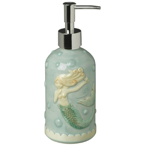 Grasslands Road Shimmering Sea Mermaid Pump Soap Dispenser