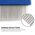thumbnail image 2 of Prime Pets Flea Comb for Cat Dog, Stainless Steel Pet Hair Removal Comb, 2 of 8