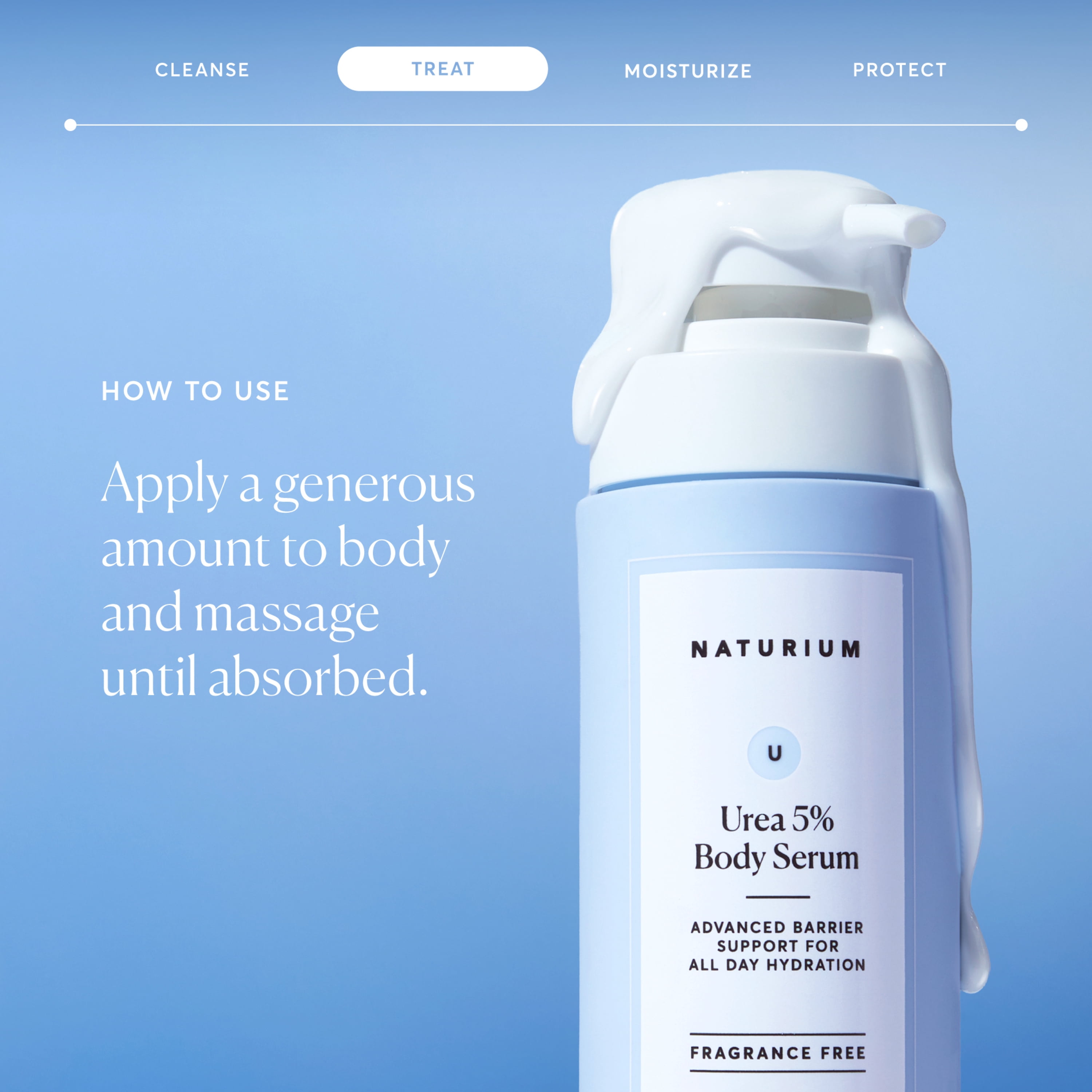 Naturium Urea 5% Body Serum, Lightweight, Hydrating Serum with Nourishing & Soothing Benefits for Barrier Support, Vegan & Cruelty-Free, 14 fl oz