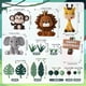 thumbnail image 2 of Set de decoración para tartas Zafena Safari Animal Jungle, 19 piezas, para fiestas, 2 of 6