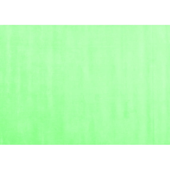 Ahgly Company Indoor Rectangle Solid Emerald Green Modern Area Rugs, 8' x 10'