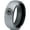 Black, variant on Tungsten Lion Lioness Panthera Leo Band Ring 8mm Men Women Comfort Fit Gray Bevel Edge Brushed Polished