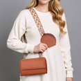 thumbnail image 6 of Small Solid Color Shoulder Bag for Women Zipper Crossbody Bags PU Leather Satchel with Detachable Coin Pouch for Daily Use Commuting Shopping, 6 of 8