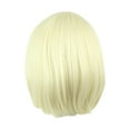 thumbnail image 2 of Guoxxzi Fashion Girl Natural Short Straight Wig Slant Bangs Wig Trim Face, 2 of 2