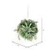 thumbnail image 2 of Vickerman 5" Artificial Mixed Gray Green Succulent Ball., 2 of 2