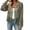 Green, variant on Vivianyo HD Women's Fall Casual Cropped Sheer Chiffon Cardigan, Womens Long Elastic Cuff Open Front Short Layering, Women's Light Blue, Sizes S-3XL