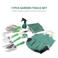 thumbnail image 3 of Irfora Juego de herramientas de jardín de 11 piezas con bolsa de mano para jardinería, kit de herramientas de jardinería, palas, rastrillo manual, guantes, rociador Irfora Juego de herramientas de jardinería, 3 of 7