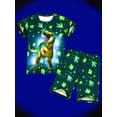 thumbnail image 2 of WIBACKER Boys Pajamas 3D Printed Dinosaur Short Sleeves 2-Piece Toddler PJs Set Kid Sleepwear Summer Jammies, 2 of 8
