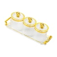 thumbnail image 4 of Bandeja para servir refrigerios Soledad 3 compartimentos clara, 4 of 10