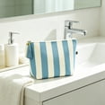 thumbnail image 1 of Corduroy Striped Seashellstorage Bag Dopamines Cosmetic Bag Travel Fashion Simples And Portable Toiletry Bag, 1 of 7