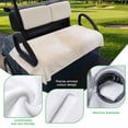 thumbnail image 5 of Golf Cart Seat Covers for 2 Seater,Beige Microfiber Cart Seat Towel Blanket,Retro Oil Painting Modern Abstract Art Aesthetics Absorbent NonSlip Bench Seats Protector for Golf Course 51"x31", 5 of 9