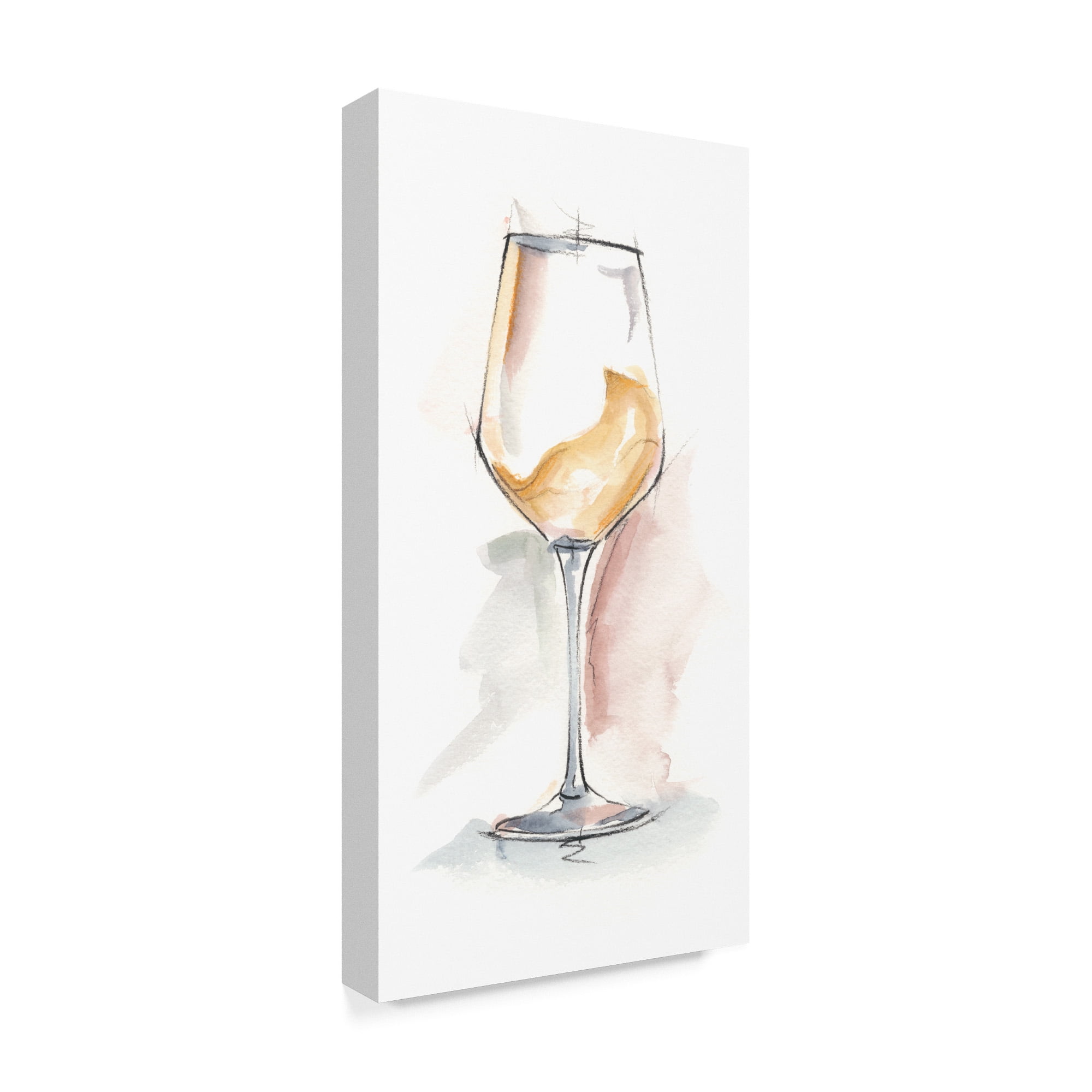 Trademark Fine Art 'Wine Glass Study I' Canvas Art by Ethan Harper