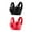 Black 2, variant on XuJwPNcy Sport Bras for Women High Support Push up No Underwire Bras Wireless Yoga Workout Soft Lace Bras