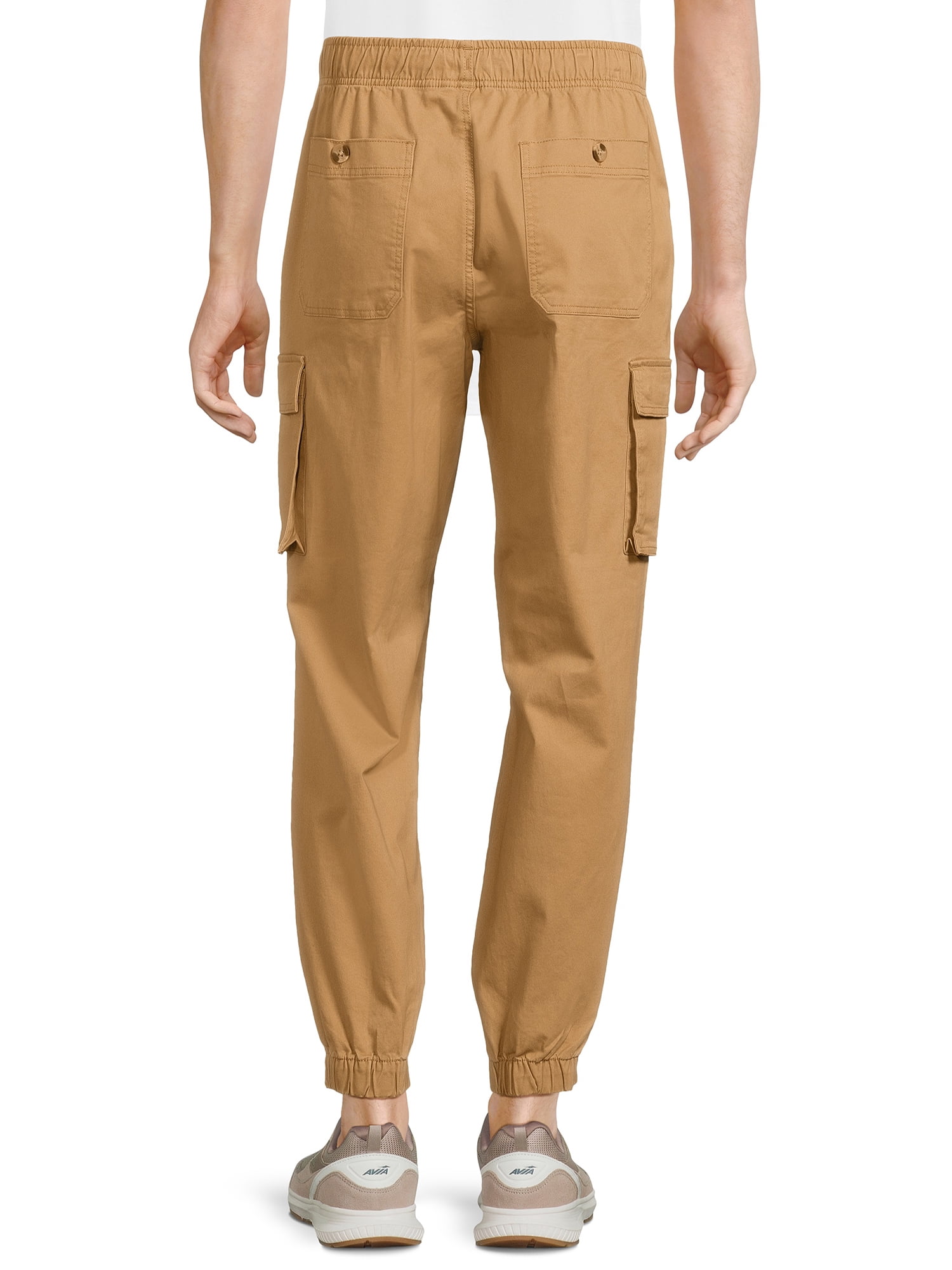 No Boundaries Men's & Big Men's Woven Cargo Pants, Sizes XS-5XL