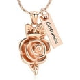 thumbnail image 5 of Eternal Rose Cremation Jewelry for Ashes Rose Flower Pendant Memorial Urn Necklace Stainless Steel Ashes Keepsake, 5 of 7