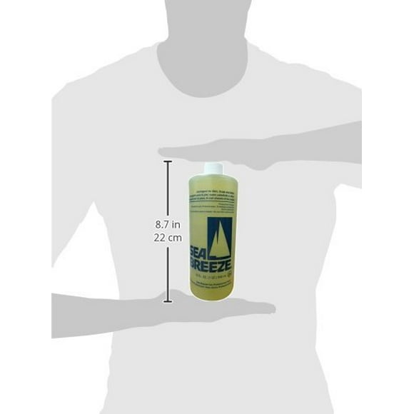 Seabreeze Astringent pour Peau, Cuir Chevelu et Ongles, Jaune, 32 Fl Oz