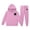 0-Pink&739, variant on Tiijoy Toddler Girls Fall Sweatsuit Kids Casual Hoodie Sweatpants Set, Sizes 2-3