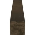 thumbnail image 4 of Ekena Millwork 4"H x 8"D x 72"W Rough Cedar Faux Wood Fireplace Mantel, Burnished Mahogany, 4 of 8