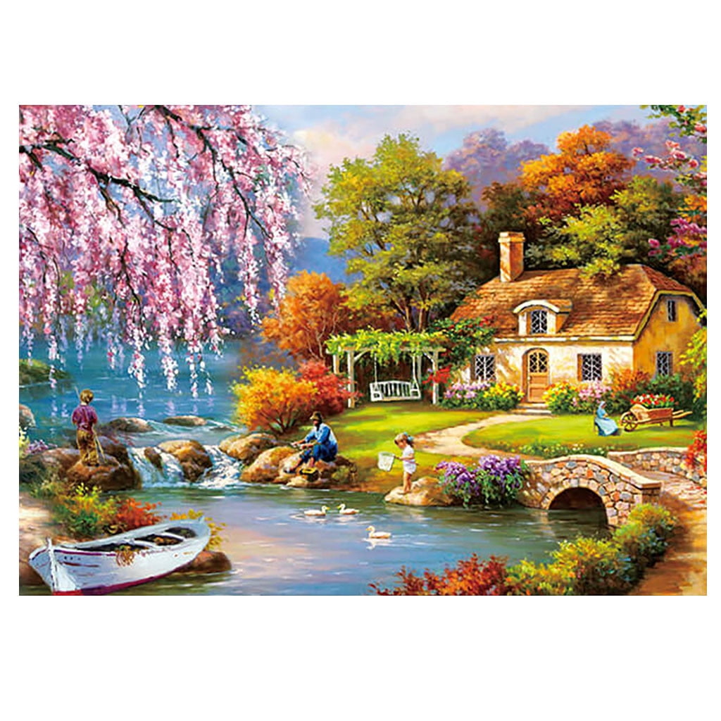 150 Piece Large Puzzle Wooden Jigsaw Decompression Game Family Toy Gifts UK 