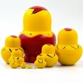 thumbnail image 5 of 10pcs Animal Pattern Wooden nesting toys Russian Nesting Dolls Matryoshka stacking dolls (Duck), 5 of 7