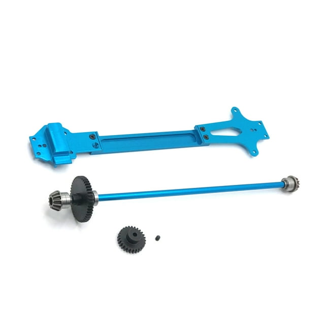 Montaje de transmisión de losa de segundo piso coches RC 1/12 Bewildely Azul