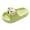 A351-Green, variant on Cute Funny Big Eyes Fashionable Cool Sports Womens Thick Soled Slippers Casual Outdoor Wear Feeling Sandals,Sizes 9