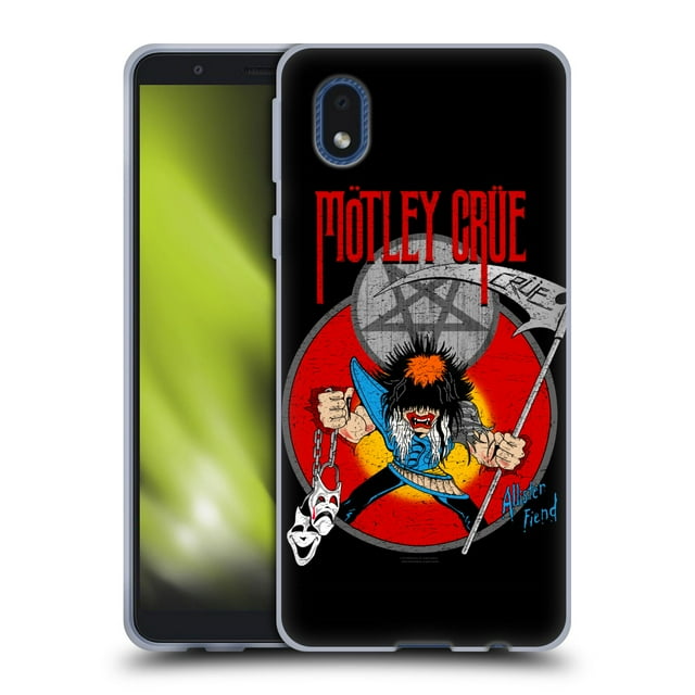Head Case Designs Officially Licensed Motley Crue Key Art Allister Soft Gel Case Compatible with Samsung Galaxy A01 Core (2020)