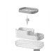 thumbnail image 5 of Dispensador de jabón de cocina de 2 piezas y soporte para esponja Dispensador de jabón para lavar platos para fregadero, 5 of 7