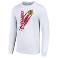 thumbnail image 2 of Men's Starter White Chicago Blackhawks Color Scratch Long-Sleeve T-Shirt, 2 of 3