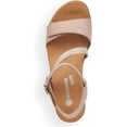 thumbnail image 2 of Remonte Women's R6156-60 Lolita Wedge Sandal, Beige, 39 EU, 2 of 6