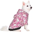 thumbnail image 2 of Fotbe Cute Rabbit Sudadera con Estampado para Perros Pequeños – Suéter con Capucha para Mascotas, Tela Suave de Forro Polar con Bolsillo-Small, 2 of 7