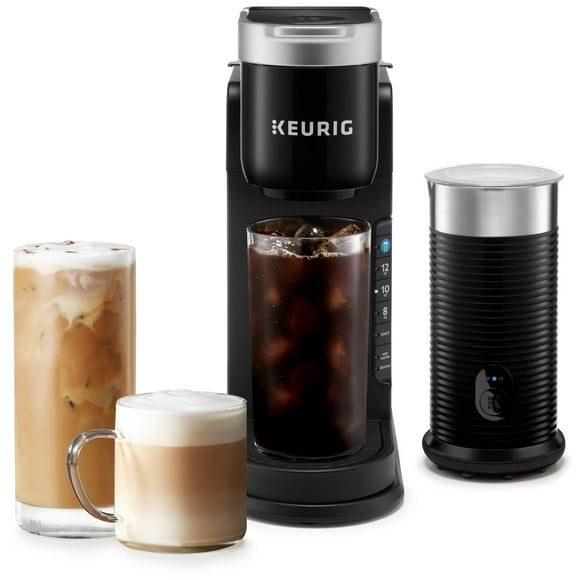 Cafetera Keurig K-Café Barista Bar con espumador negro