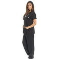 thumbnail image 2 of Women's Scrub Sets Six Pocket Medical Scrubs (V-Neck with Cargo Pant), 2 of 5