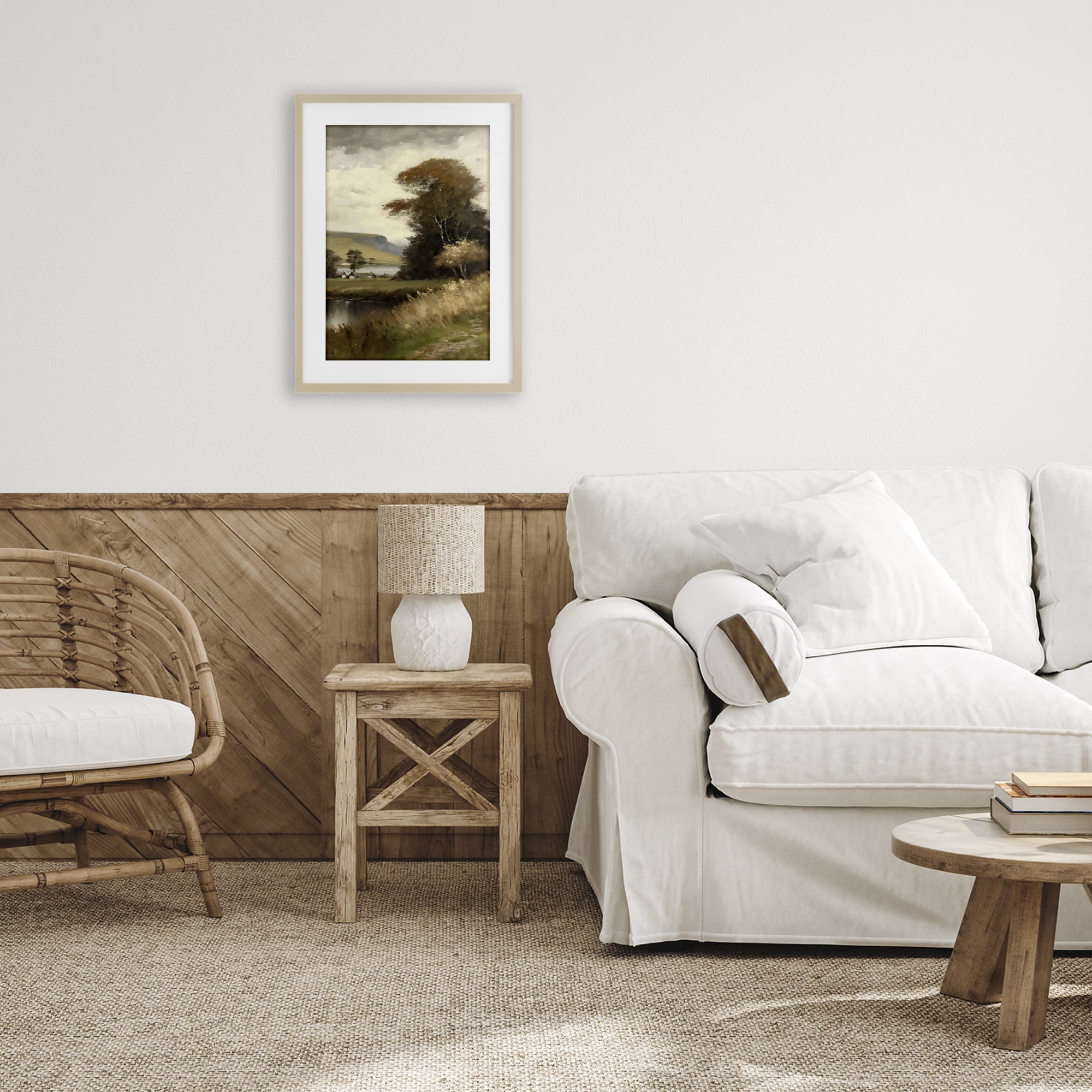 Stupell Industries House By The Water Retreat Birch Framed Print Under Glass, design by Creative Studio