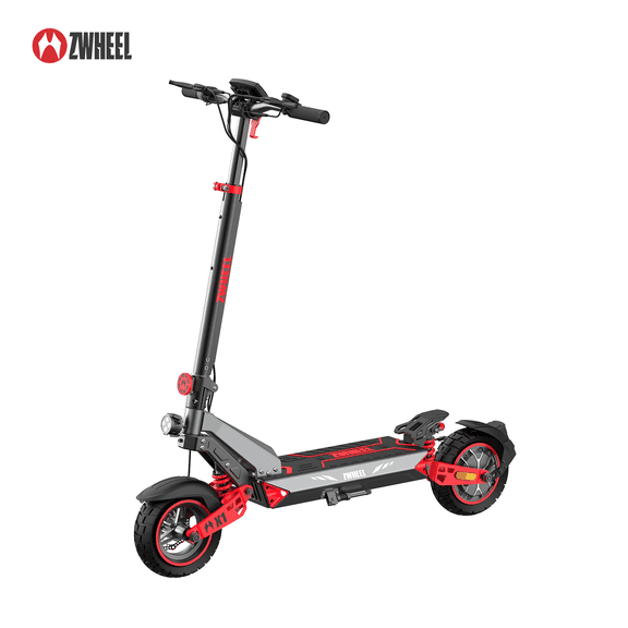 Adult Electric Scooter – 1200W Motor – 55km Range – 52km/h Top Speed – 10-inch Tires – Dual Braking System – Adult Commuter Off-Road Scooter, All-Terrain