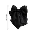 thumbnail image 3 of Grande Pince à Cheveux en Fibre de Polyester avec Nœud pour Femmes, Queue de Cheval Haute et Coiffures à Demi-Nouées, 3 of 8