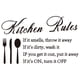 thumbnail image 1 of onlyliua Artículos En Liquidación Pegatinas para El Hogar con Reglas de Cocina, Pegatinas para El Baño, Pegatinas para El Baño con Frases para La Pared, 1 of 1